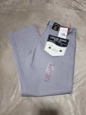 Oscar Jeans Light Gray Straight Fit Jeans
